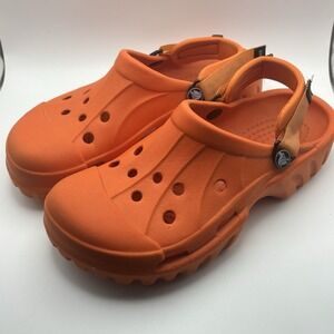Crocs Hiker Xscape Clog Persimmon Orange M9 W10 Unisex PlatformSandal 208365-83I